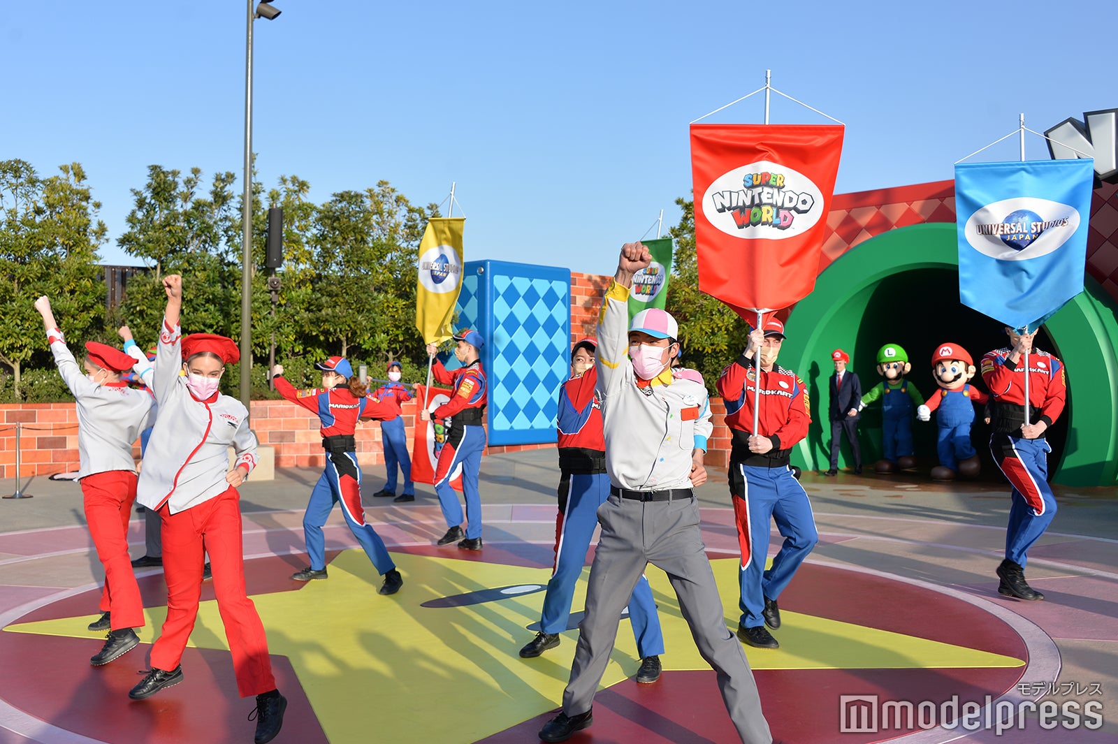 「スーパー・ニンテンドー・ワールド」グランドオープン・セレモニーの様子（C）モデルプレス