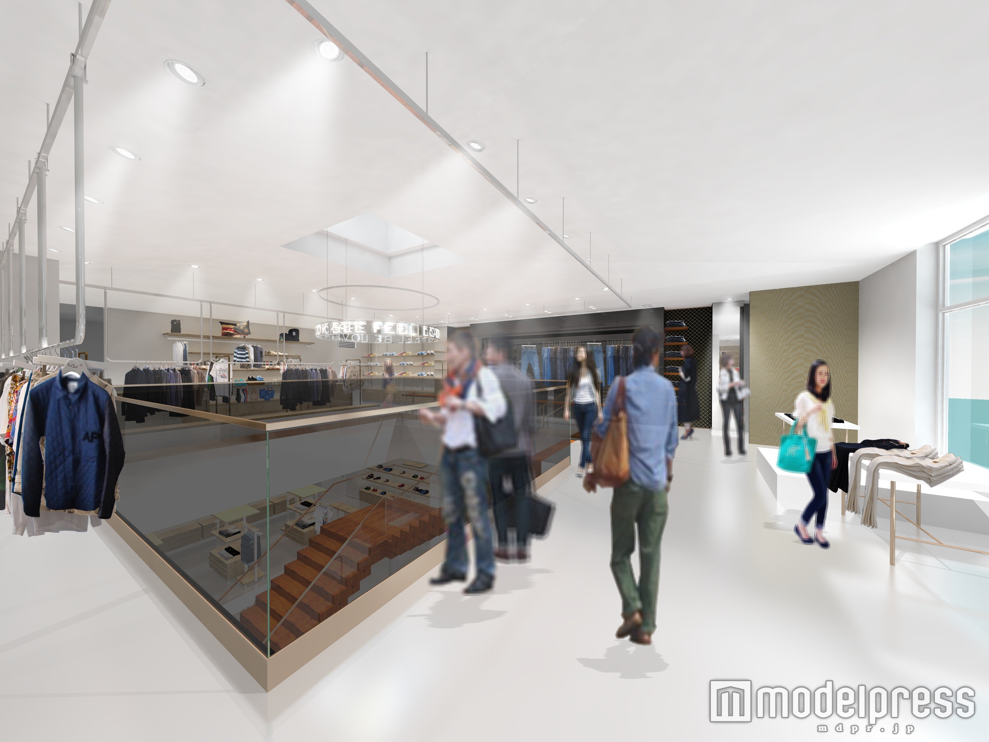 Fred Segal2F内装パース／画像提供：MFSJ