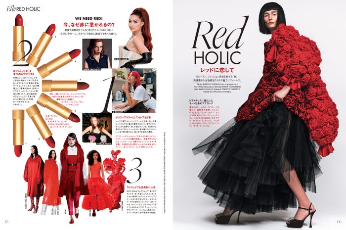 「ELLE Japon」12月号 (画像提供:ハースト婦人画報社)