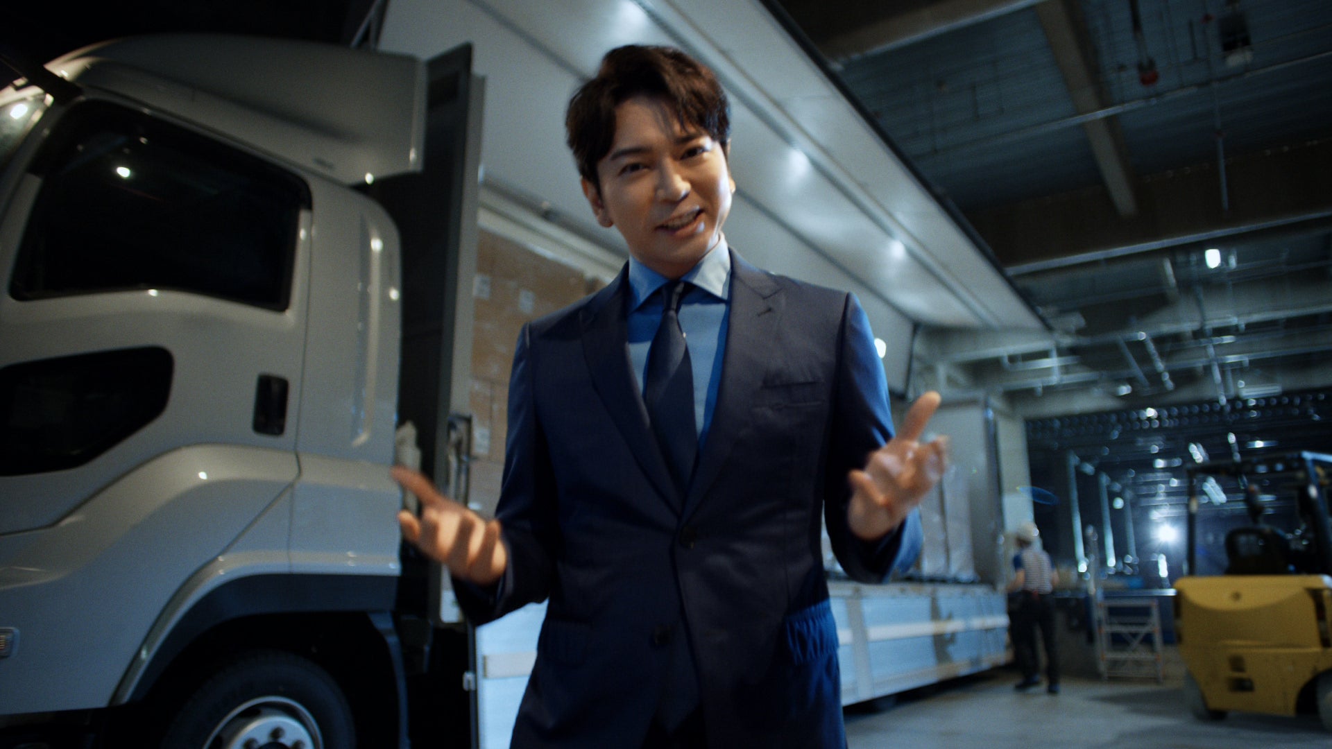 松本潤／新TVCM「今日も、SAGAWA がいます。」篇より（提供写真）