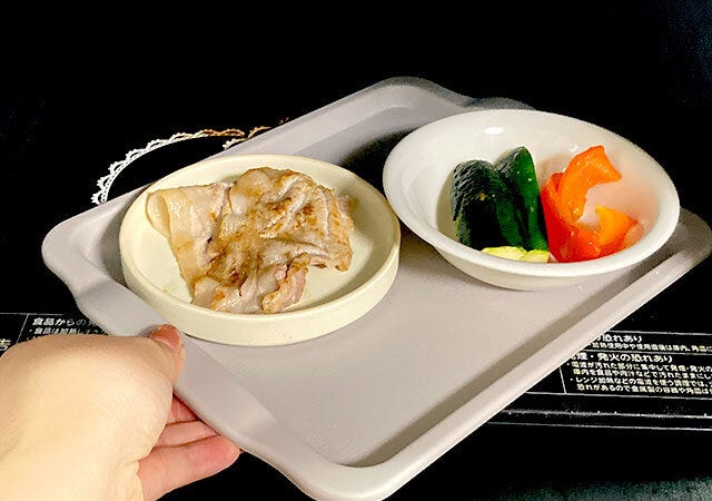 キャンドゥ　電子レンジで使えるトレー　使用例