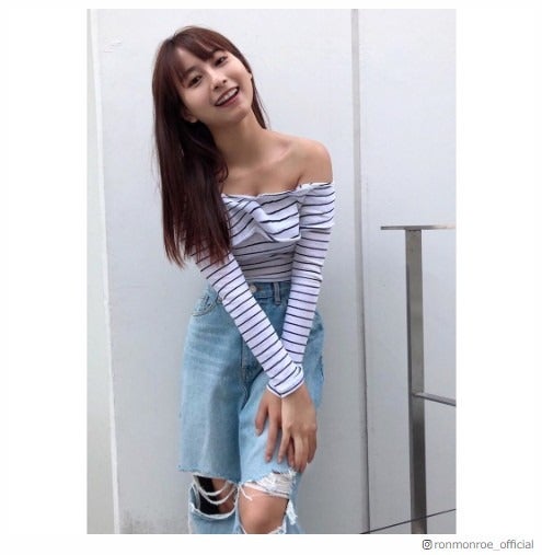 ロン・モンロウ、美デコルテあらわな私服ショットに反響「ドキッとする」