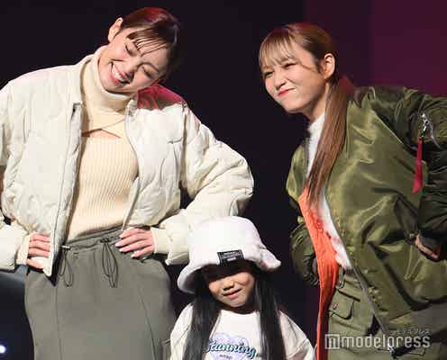 ねお&野咲美優姉妹、チラリ肌見せにドキッ キッズクリエイター望蘭とランウェイ再び<TGC teen 2023 Winter>