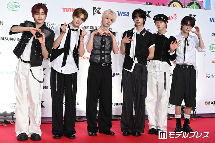 TWS/YOUNGJAE(ヨンジェ)、JIHOON(ジフン)、HANJIN(ハンジン)、DOHOON(ドフン)、KYUNGMIN(ギョンミン)、SHINYU(シニュ)(C)モデルプレス