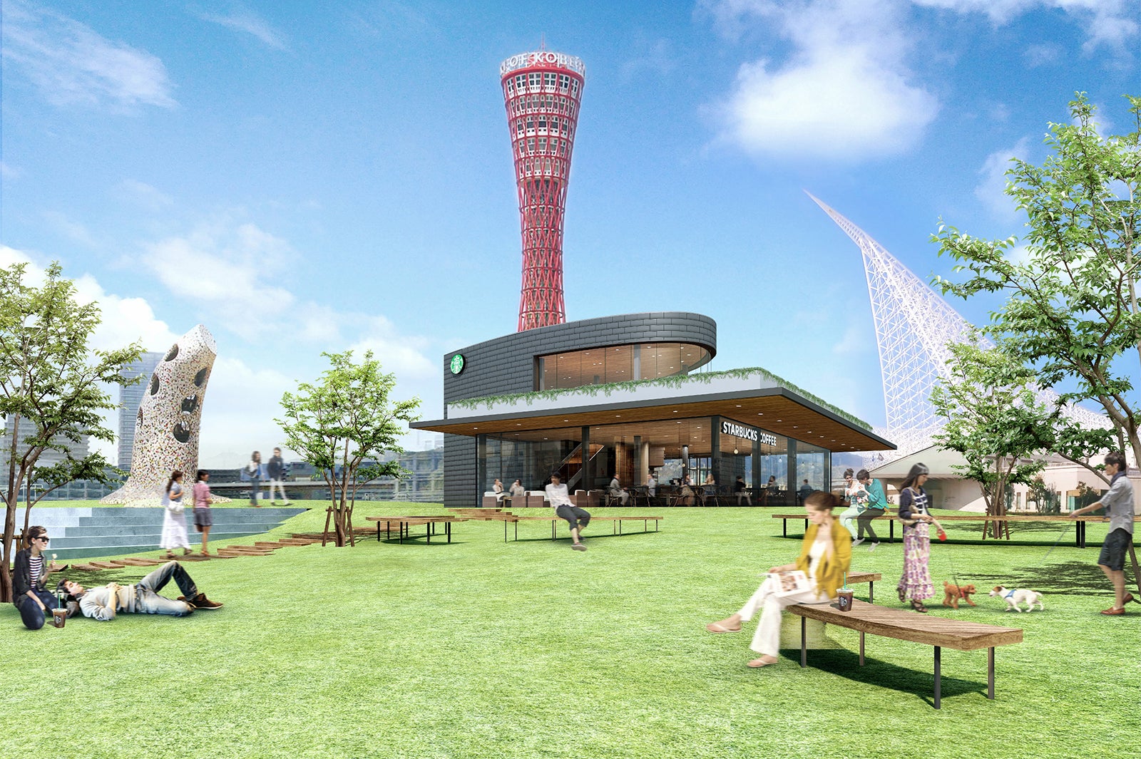 スターバックス コーヒー 神戸メリケンパーク店／画像提供：スターバックス コーヒー ジャパン
