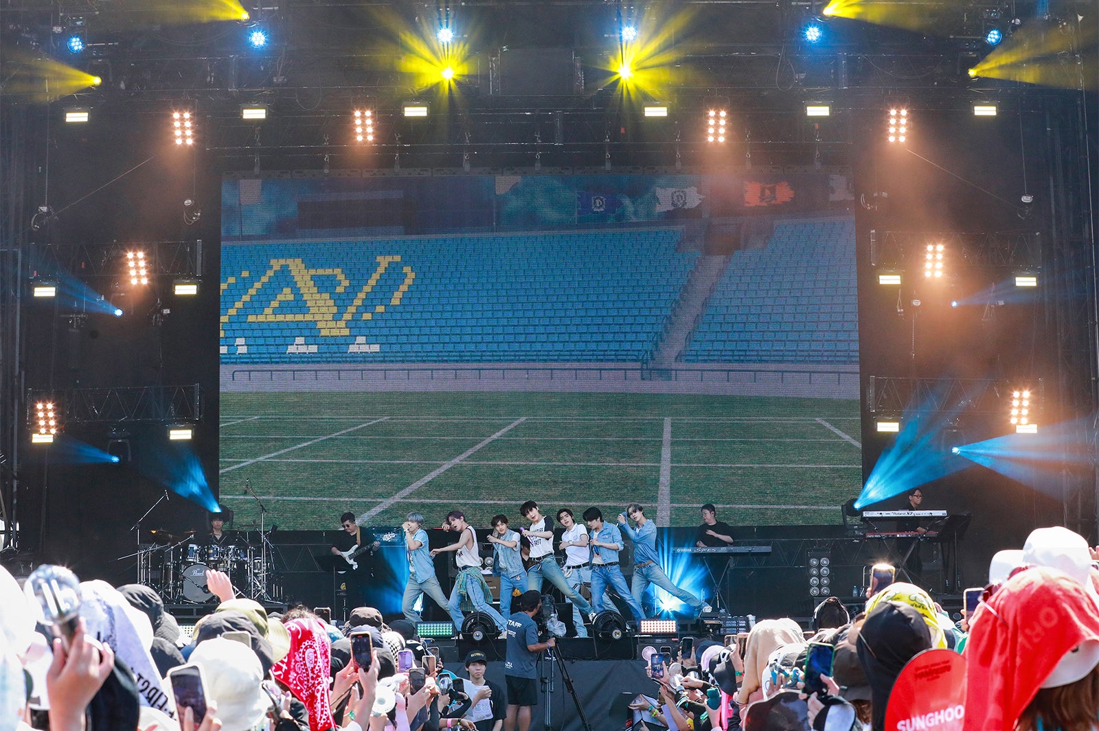 ENHYPEN／「SUMMER SONIC 2023」DAY2／OSAKA（C）SUMMER SONIC All Rights Reserved