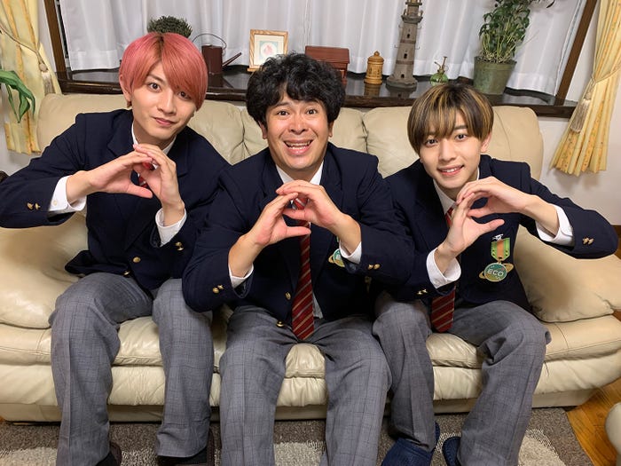 本高克樹、ちゅうえい、中村嶺亜(C)NHK