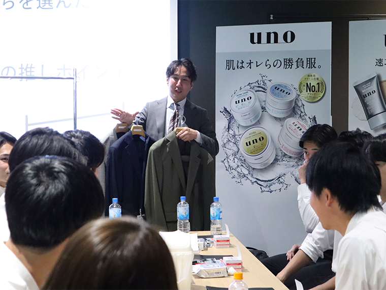「スーツスクエア」と「ウーノ」が協業 肌×服の身だしなみ講座を開催