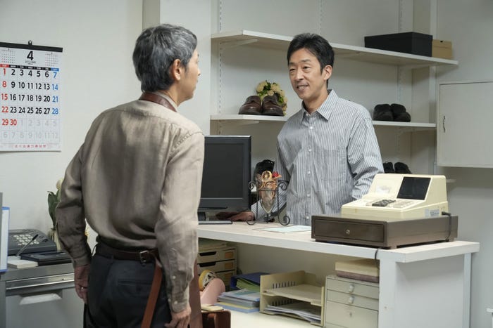 緒形直人、北村有起哉「おむすび」第78話(C)NHK