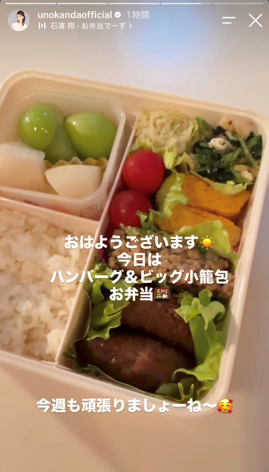 神田うのInstagramストーリーズより
