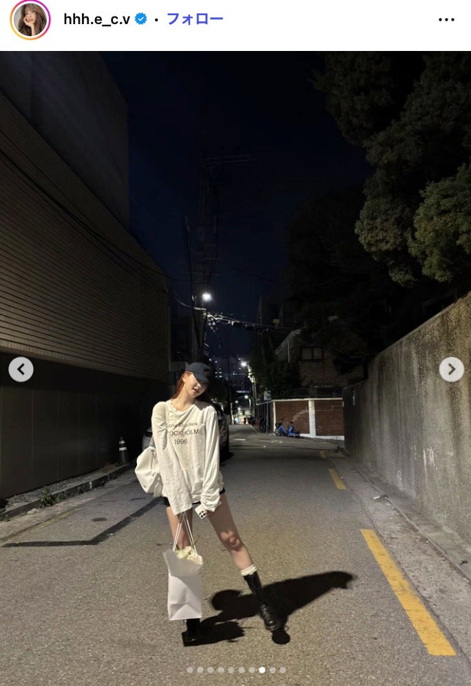 HONG EUNCHAE Instagramより