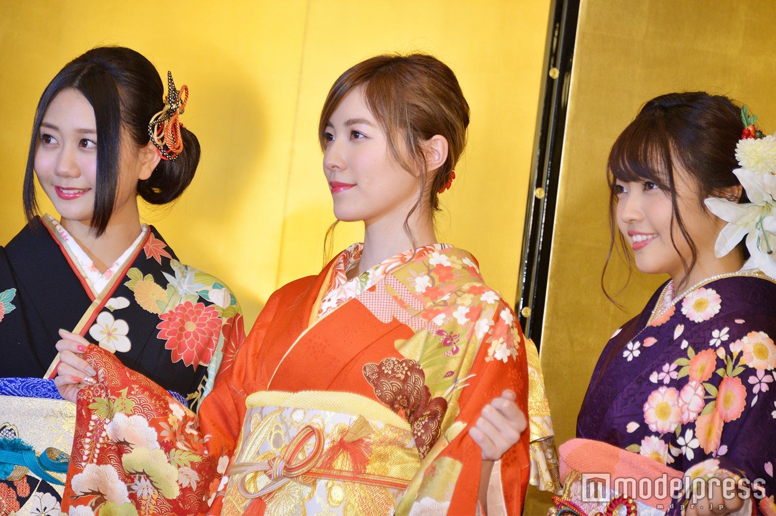 古畑奈和、松井珠理奈、二村春香 （C）モデルプレス