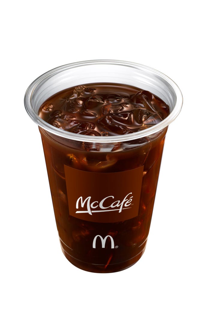 プレミアムローストアイスコーヒー/画像提供:日本マクドナルド