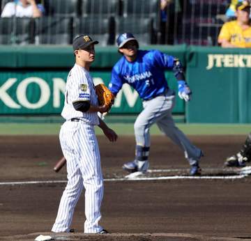 崖っぷち阪神が初回先制許す 大竹が4番宮崎に犠飛浴びる 直後にエンカーナシオンに左中間破られるも中継プレーでアウトに