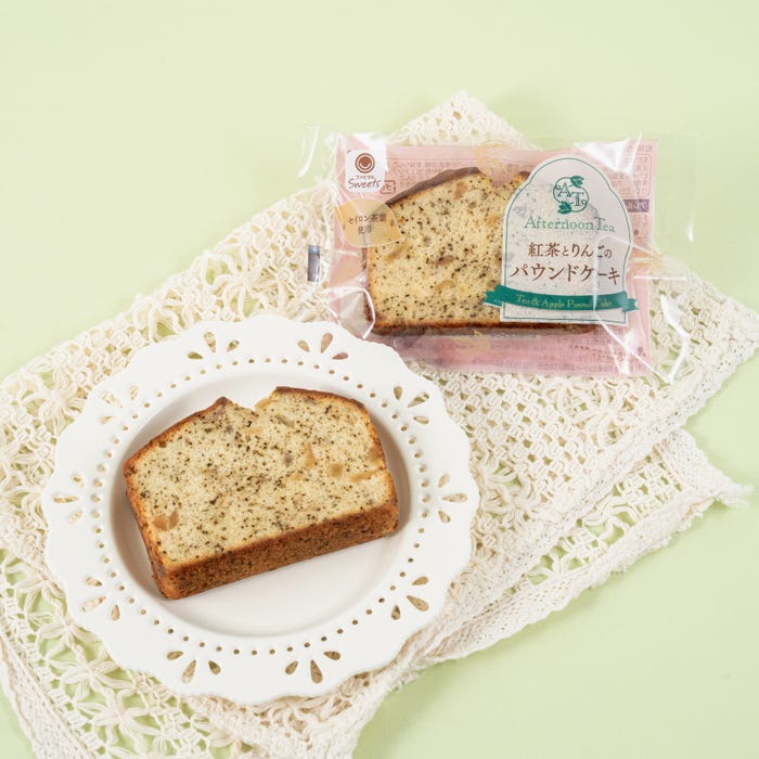 紅茶とりんごのパウンドケーキ(税込190円)/提供画像