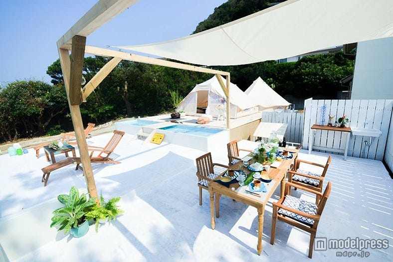 贅沢キャンプ“グランピング”が話題 葉山のオーシャンビュー空間で非日常を体験