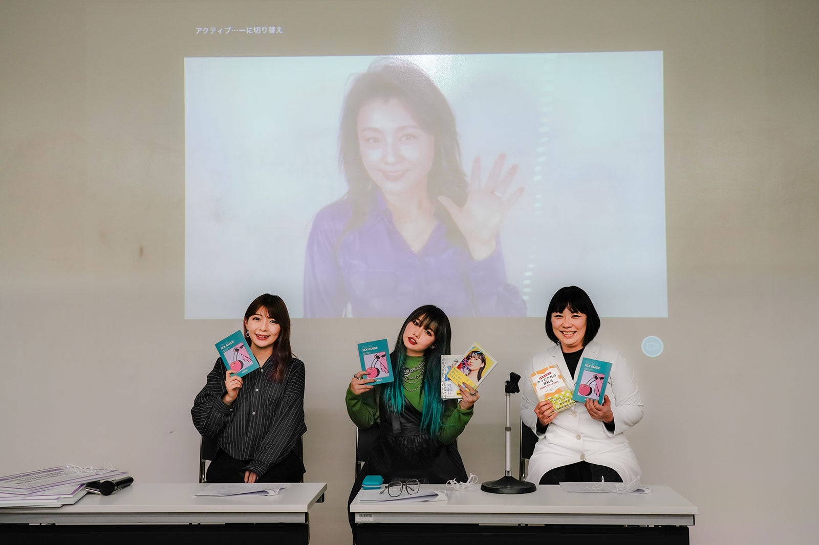 辻愛沙子氏、ひかりんちょ、高橋幸子氏（提供写真）