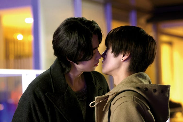 豊田裕大、奥野壮「コスメティック・プレイラバー」最終話(C)楢島さち・libre/NBCユニバーサル・エンターテイメントジャパン