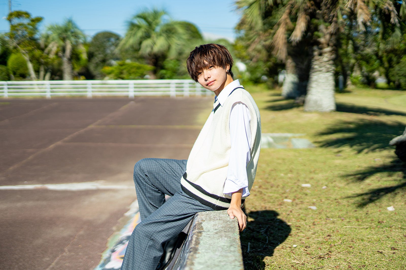 「男子高生ミスターコン2021」ファイナリスト・松本仁くん（提供写真）