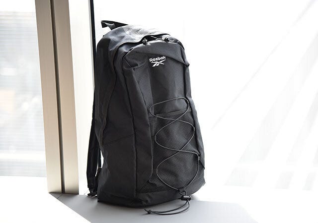 付録 シンプルで持ちやすい黒リュック 付録 ムック Reebok