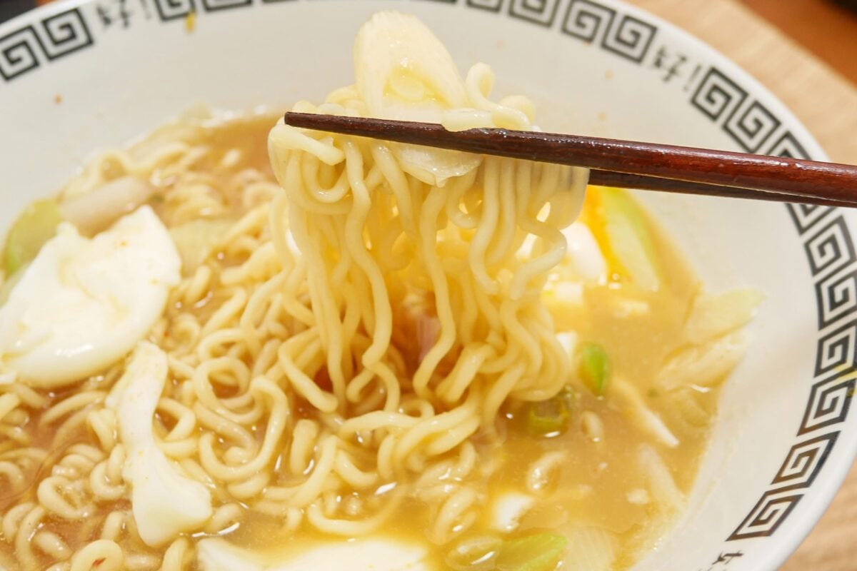 とろ～り半熟卵！俺のみそラーメン