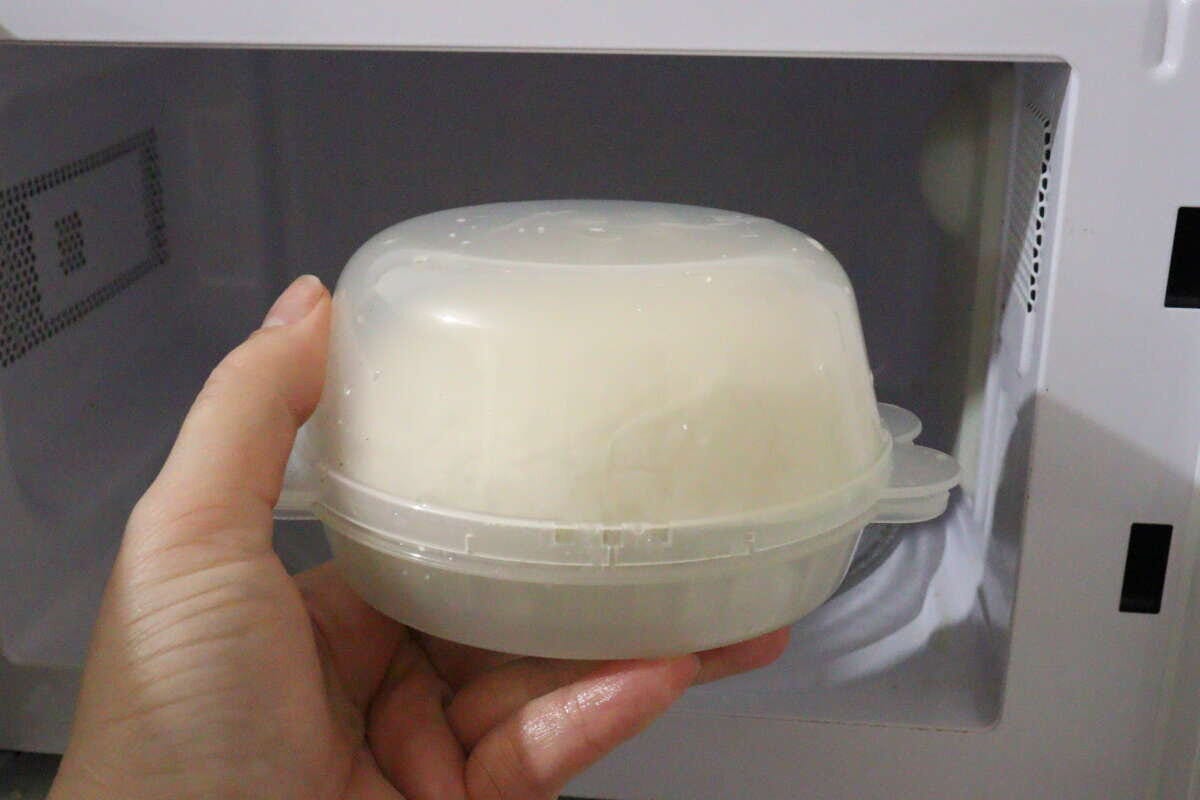 ダイソー 電子レンジでお手軽肉まん&枝豆調理器 肉まん 使用例 電子レンジ ダイソー 電子レンジでお手軽肉まん&枝豆調理器 肉まん 使用例 電子レンジ