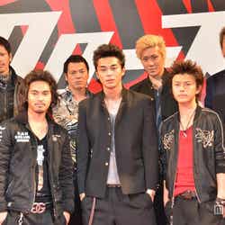 (上段左から)永山絢斗、やべきょうすけ、早乙女太一、岩田剛典(下段左から)KENZO、柳楽優弥、東出昌大、勝地涼、ELLY