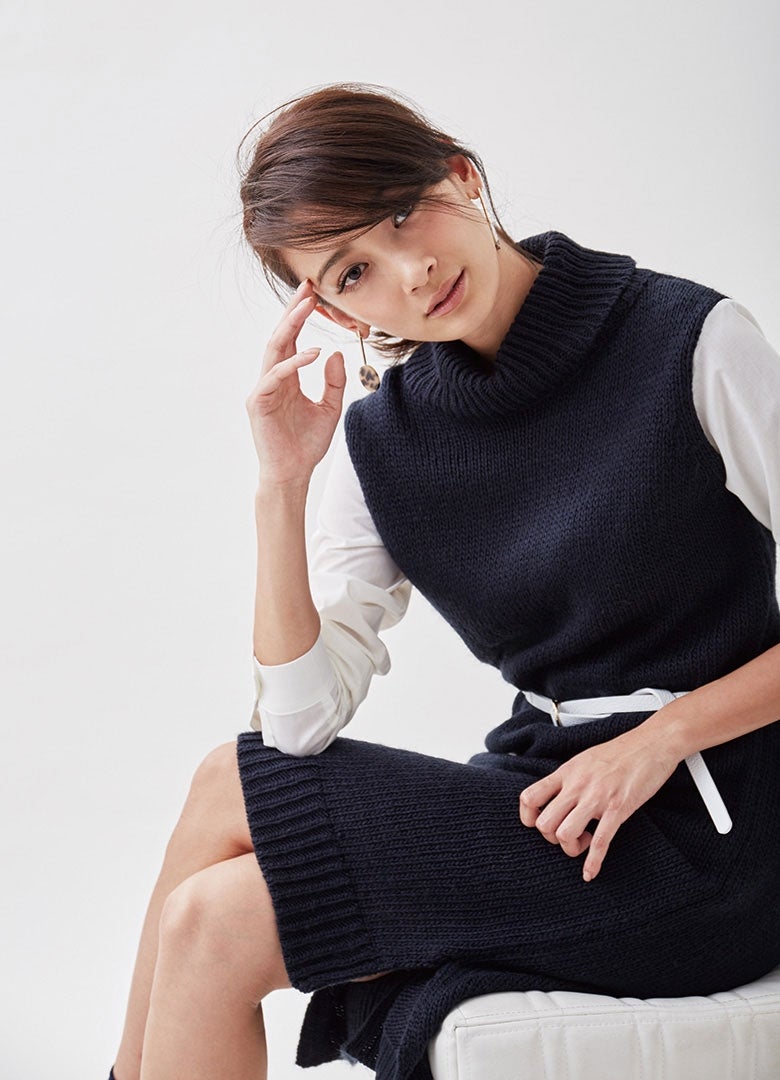 里海／「SHe」WINTER号誌面より（画像提供：ファッションマガジン社）