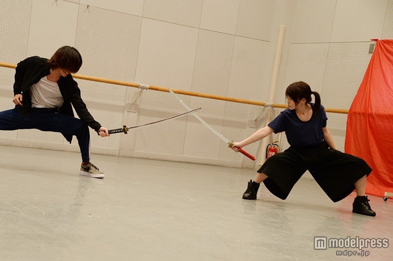 「AZUMI 幕末編」公開稽古の様子