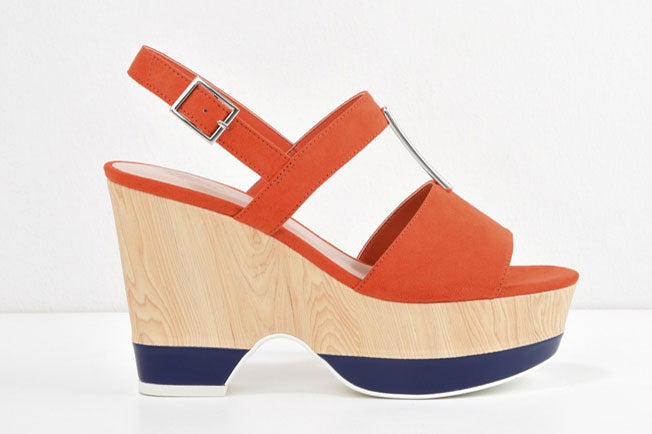 トライトーンプラットフォームウェッジ「CHARLES & KEITH」4,050円（税込）／画像提供：CHARLES & KEITH OFFICIAL ONLINE STORE