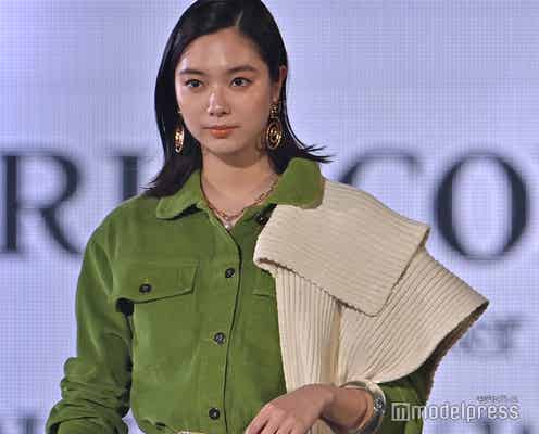 新川優愛「良い女だなと思いました」と自画自賛 サステナブルファッション着こなし<TGC2021A/W>