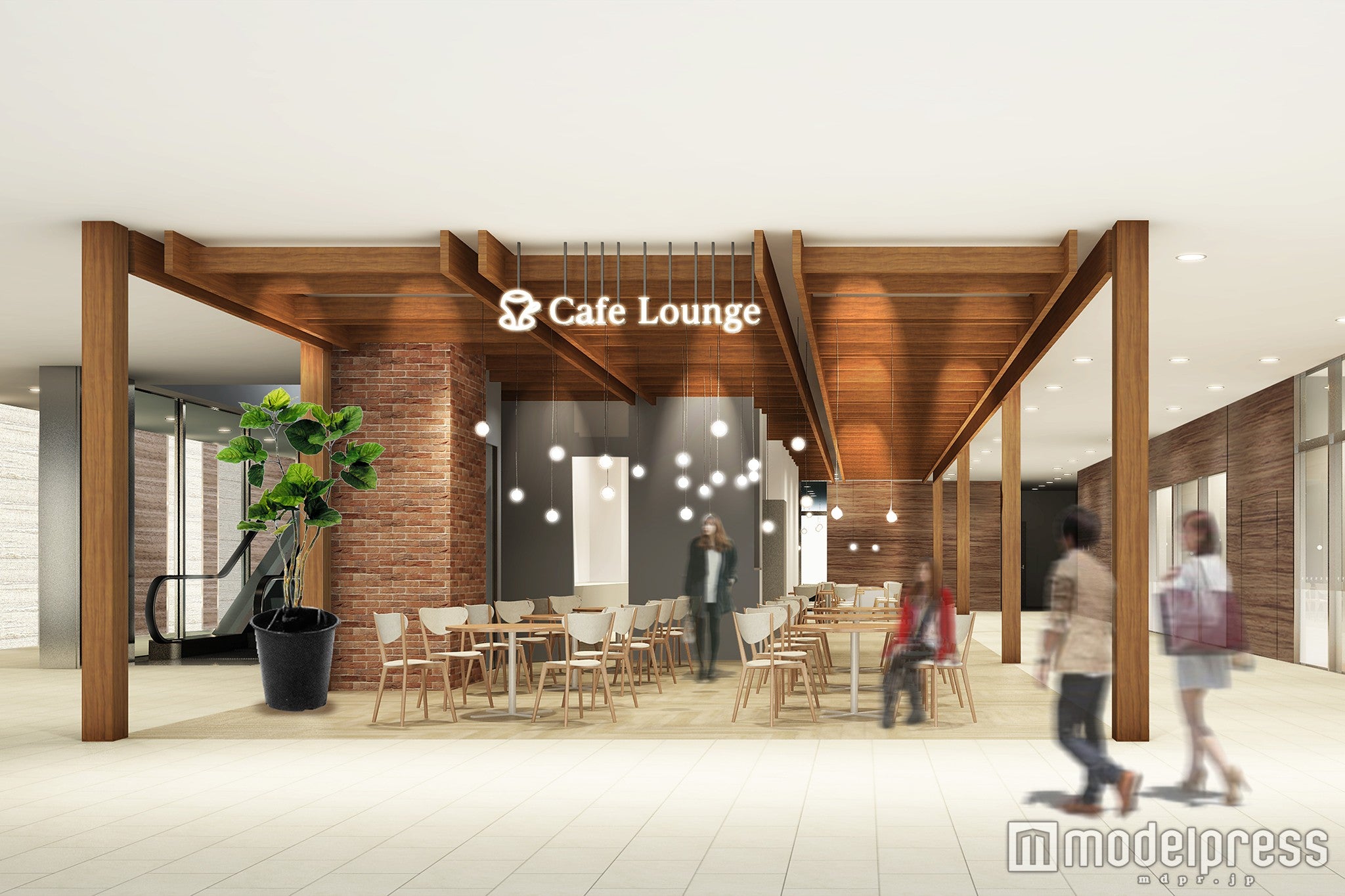 8階カフェイメージ／画像提供：日本郵便