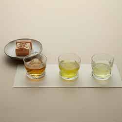 茶房メニュー「冷茶飲みくらべセット」/画像提供:辻利