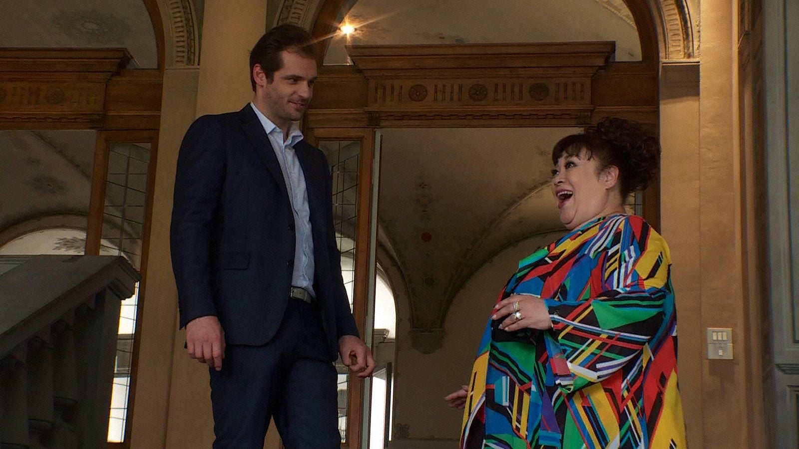 （写真右）森公美子（C）フジテレビ