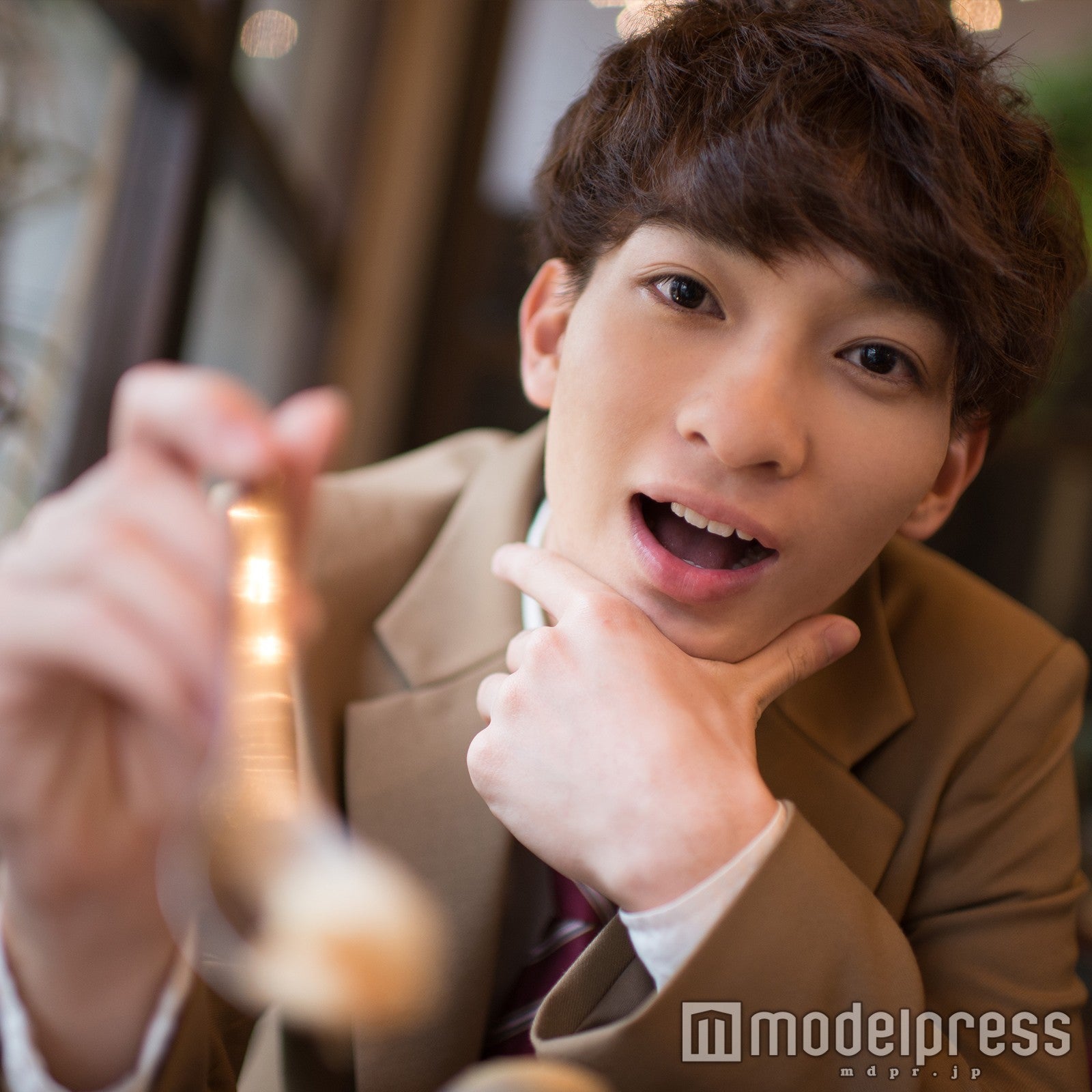 「口を開けずにはいられないなう。」／Shawn（C）モデルプレス