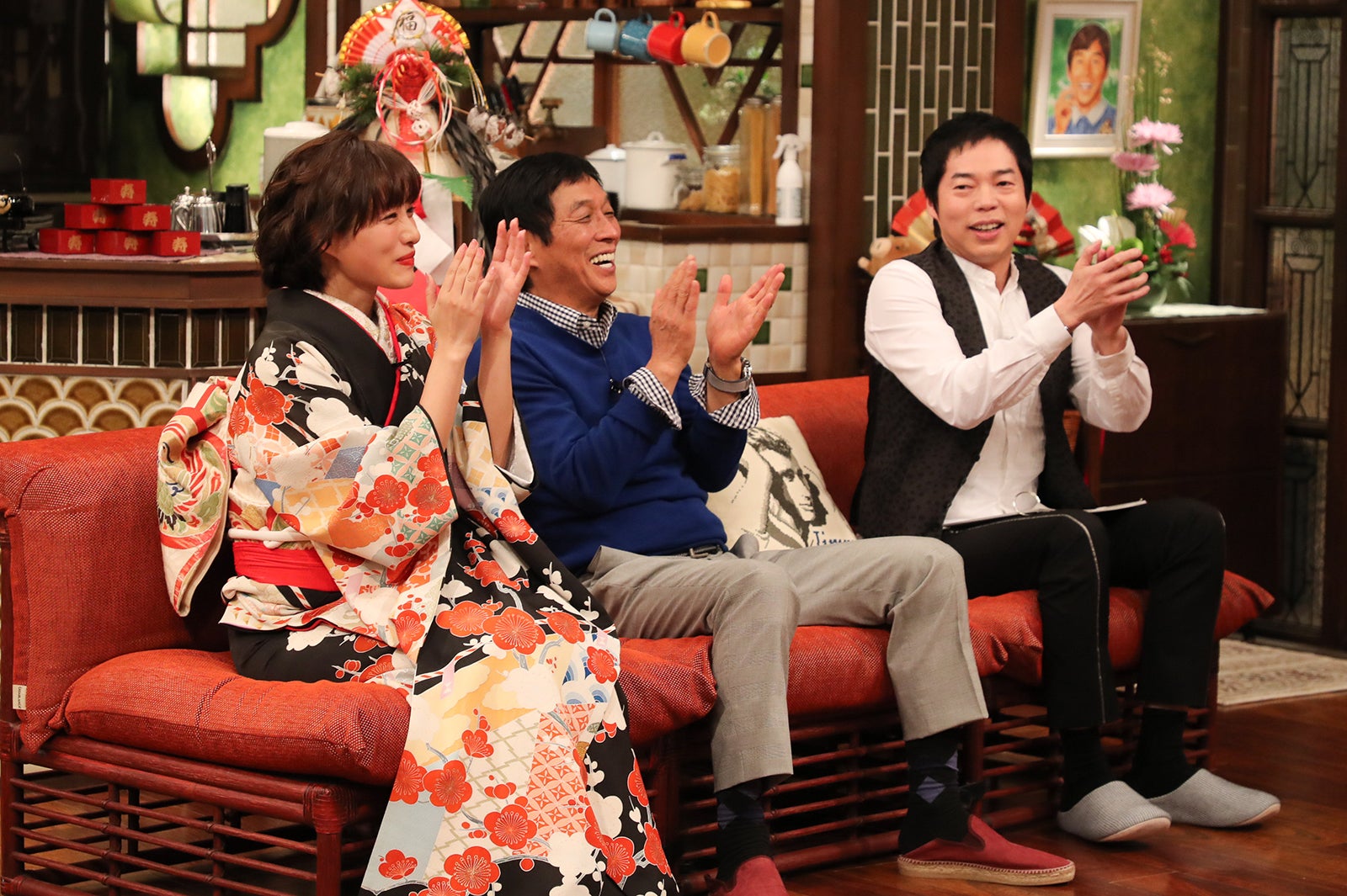 石原さとみ、明石家さんま、今田耕司（画像提供：関西テレビ）