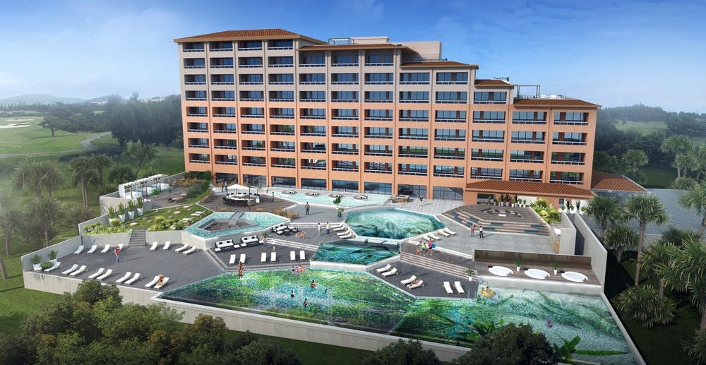 沖縄「アクアセンス ホテル&リゾート」プールやバー備えた絶景テラスを完備