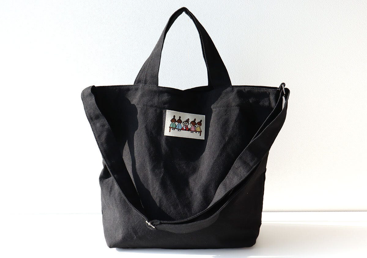 ムーミン黒ショルダーバッグ 宝島社ムーミン黒ショルダーバッグ