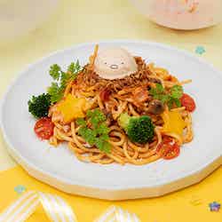 ひょっこりすみっコのトマトクリームパスタ税込1,430円(C)2022 San-X Co.,Ltd.All Rights Reserved.