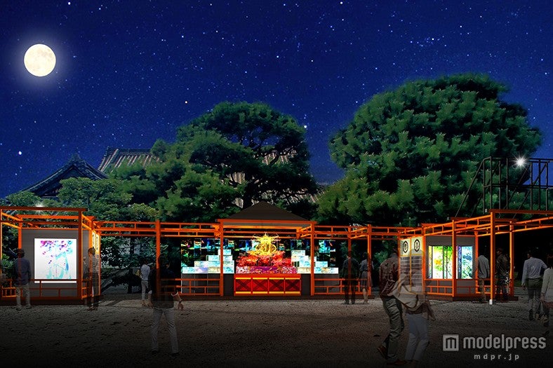 大奥展示イメージ／画像提供：アートアクアリウム城実行委員会