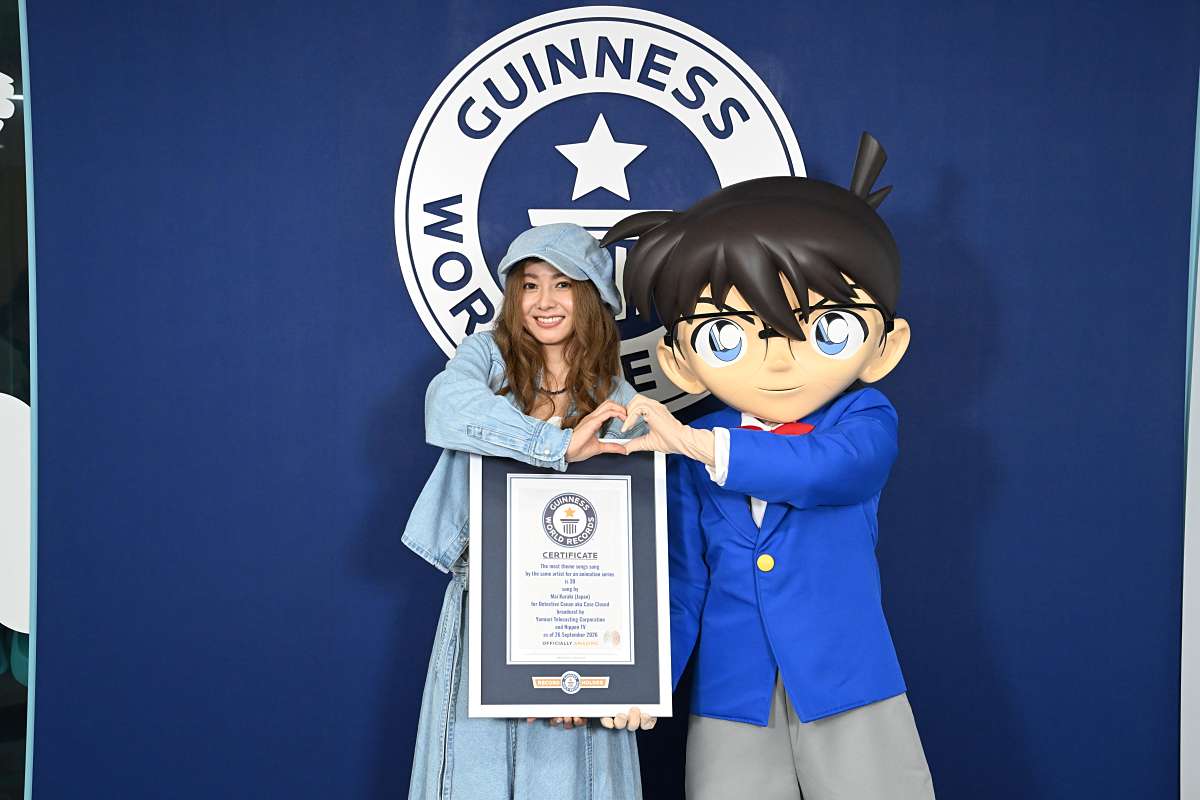 倉木麻衣、テーマ曲の提供30曲目 ギネス世界記録に認定「コナン愛が増えていって今日がある」