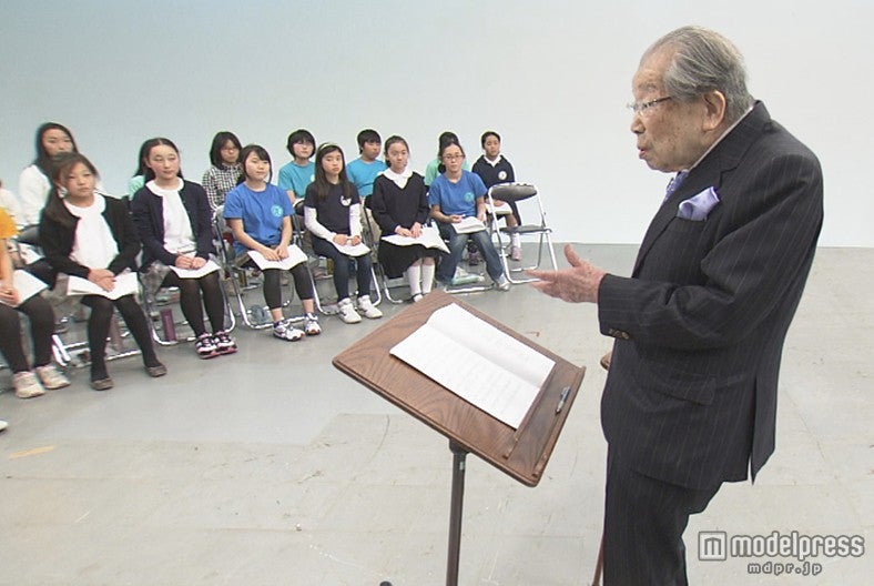 日野原重明氏（C）NHK