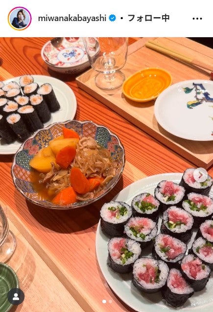 中林美和Instagramより