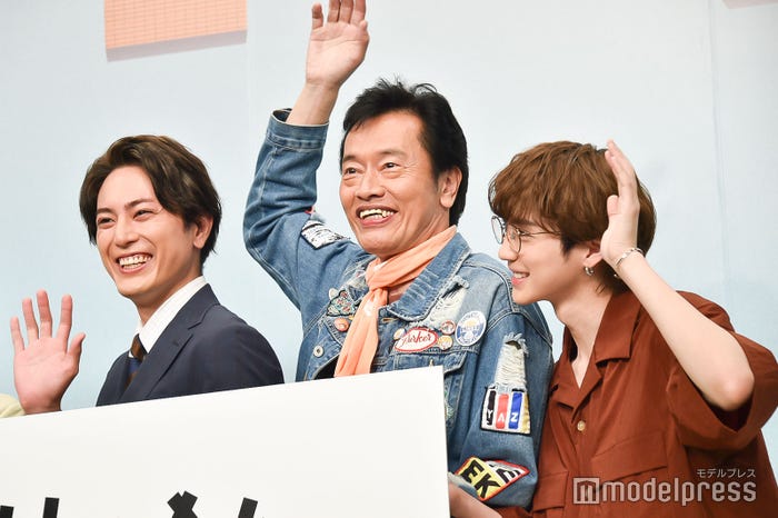 間宮祥太朗、遠藤憲一、吉野北人 (C)モデルプレス