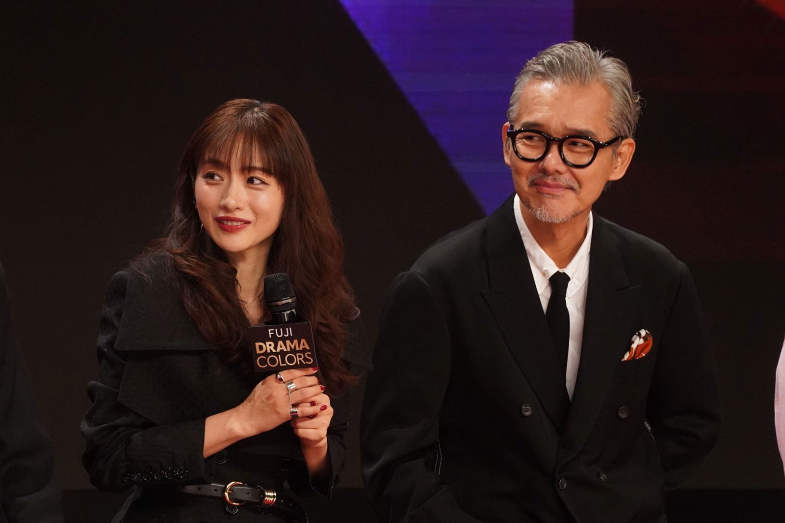 石原さとみ、渡部篤郎（C）フジテレビ