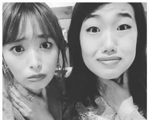 近藤千尋&横澤夏子「喉やられたポーズ」で2ショット ファンから反響続々
