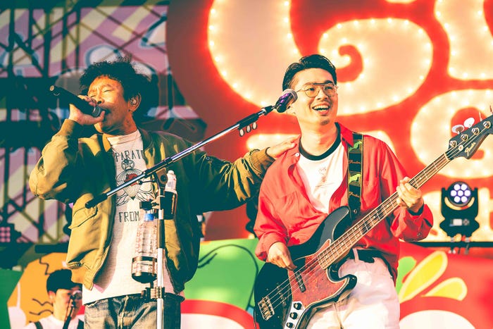 浜田雅功、ハマ・オカモト(C)GOBU GOBU Festival 撮影:渡邉一生