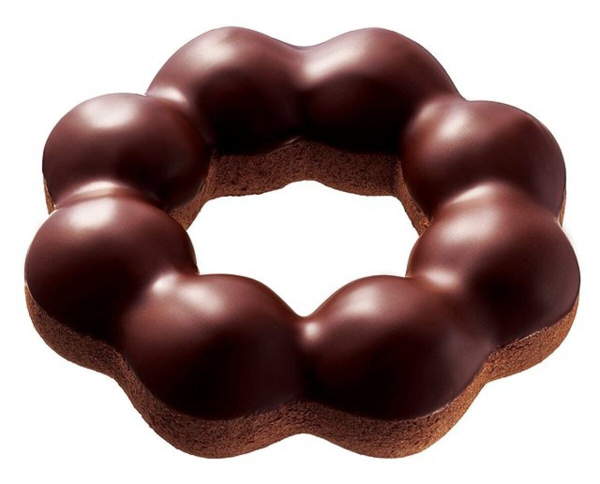 チョコレートがコーティングされたポン・デ・ダブルショコラ