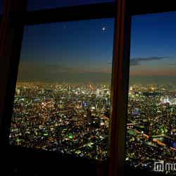 東京スカイツリー天望デッキ、フロア350からの夜景（C）TOKYO-SKYTREE