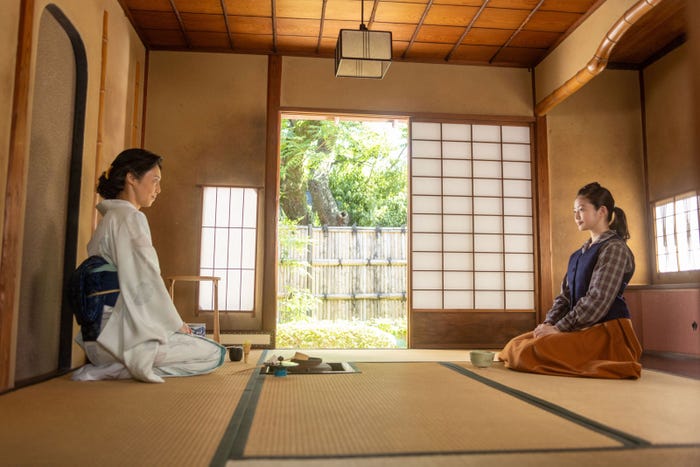 松嶋菜々子、今田美桜「あんぱん」第102話(C)NHK
